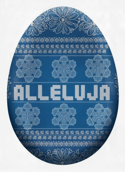 Ciastko lukier twój tekst Świąteczne jajko Alleluja w ludycznym stylu!