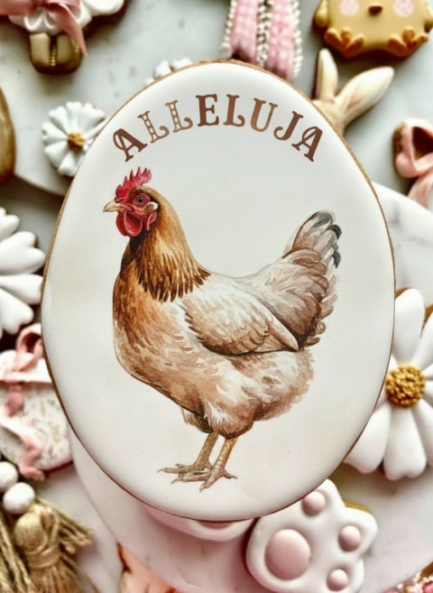 Ciasteczko Wielkanocne lukrowane jajko czyli Alleluja na słodko 

Ci Twój napis Happy Easter