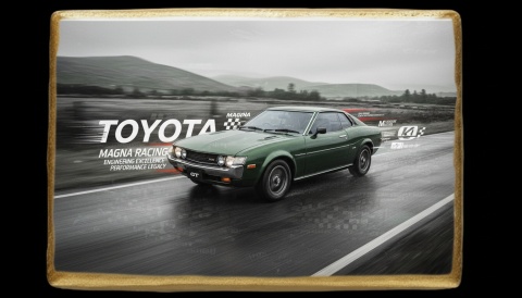 Ciastko lukier Auto Fan PASJA TOYOTA MAGNA RACING