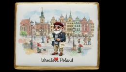 Ciastko lukier Pamiątka  Wrocławski krasnal turystyczny na tropie przygody