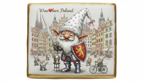 Ciastko lukier Pamiątka  Wrocławski rycerz na słodkiej straży!

Nasz wro