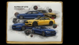 Ciastko lukier Auto Fan PASJA Alpina B7 (G12)
