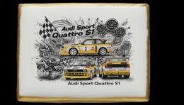 Ciastko lukier Auto Fan PASJA Audi Sport Quattro S1
