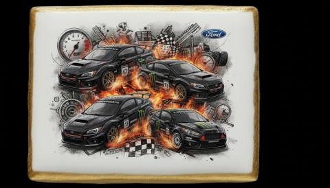 Ciastko lukier Auto Fan PASJA  Automobilowe Inspiracje