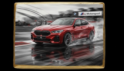 Ciastko lukier Auto Fan PASJA  BMW X8