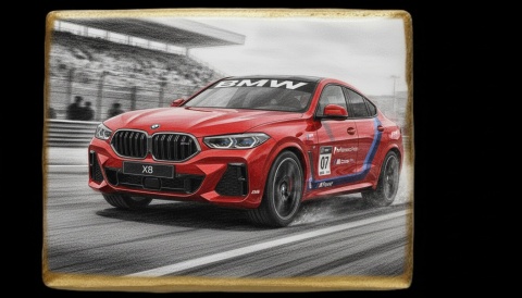 Ciastko lukier Auto Fan PASJA BMW X8