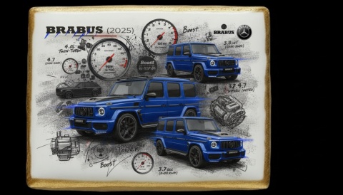 Ciastko lukier Auto Fan PASJA BRABUS (2025)