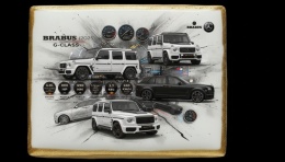Ciastko lukier Auto Fan PASJA BRABUS GClass 2025