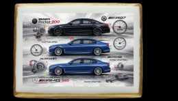 Ciastko lukier Auto Fan PASJA BRABUS Rocket 900