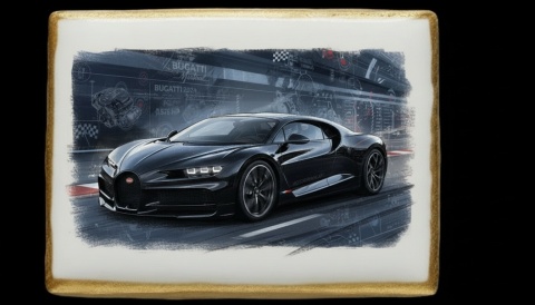 Ciastko lukier Auto Fan PASJA Błyskawiczne Marzenie na Kołach
