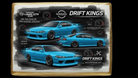 Ciastko lukier Auto Fan PASJA Drift King