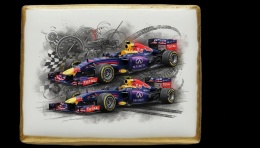 Ciastko lukier Auto Fan PASJA Formuła Wyścigowa w Pełnej Chwały
