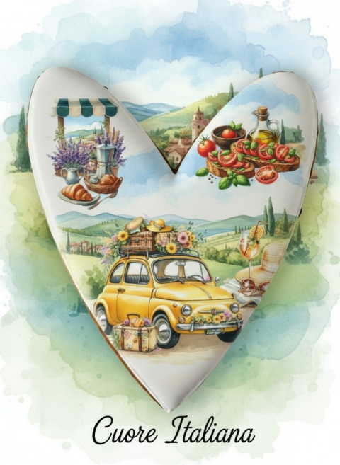 Ciastko lukier twój tekst I Love Food Italia na Urodziny!Zanurz się w