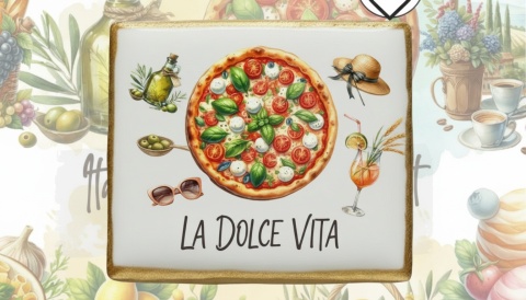 Ciastko lukier twój tekst I Love Food La Dolce Vita na Twoich Urodzinach*