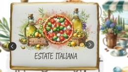 Ciastko lukier twój tekst I Love Food Smak włoskiego lata prosto na talerz