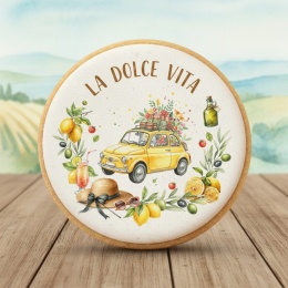 Ciastko lukier twój tekst I Love food La Dolce Vita ciasteczkowa podróż