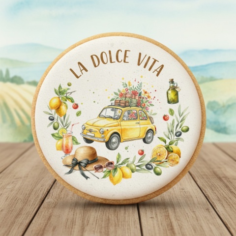Ciastko lukier twój tekst I Love food La Dolce Vita ciasteczkowa podróż