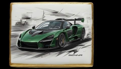 Ciastko lukier Auto Fan PASJA Jazda Pełna Adrenaliny