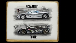 Ciastko lukier Auto Fan PASJA MC LAREN F1