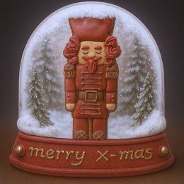 Ciastko lukier twój tekst MERRY XMAS BAKEGRAM Dziadek Orzechów