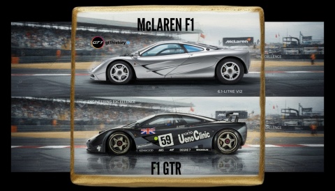 Ciastko lukier Auto Fan PASJA McLAREN F1 i F1 GTR