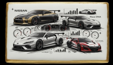 Ciastko lukier Auto Fan PASJA Motoryzacyjna Adrenalina