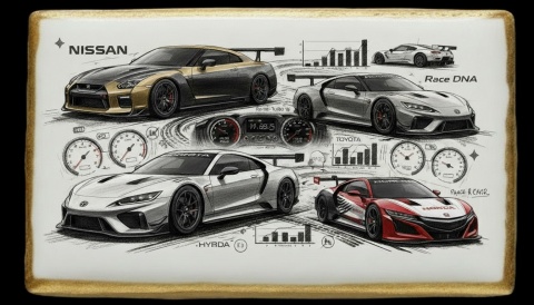 Ciastko lukier Auto Fan PASJA Niesamowity Pęd Motoryzacji