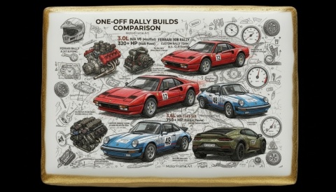 Ciastko lukier Auto Fan PASJA OneOff Rally Builds Comparison