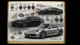 Ciastko lukier Auto Fan PASJA PORSCHE 911 TURBO S (2025)