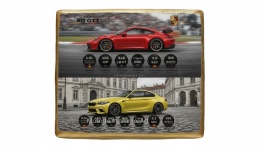 Ciastko lukier Auto Fan PASJA Porsche 911 GT3