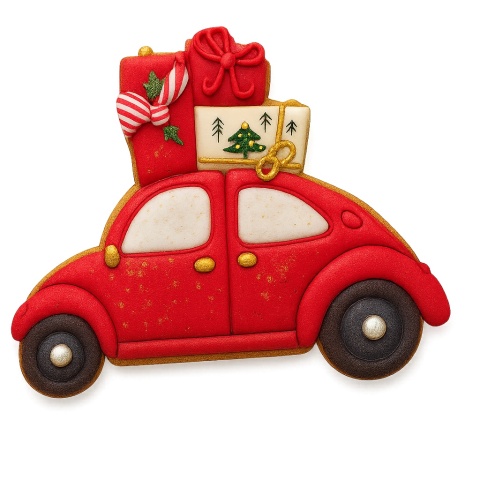 Ciastko lukier twój tekst Auto Świąteczne