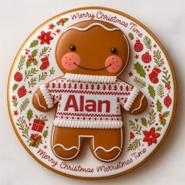 Ciastko lukier twój tekst Gingerbread z Personalizacją