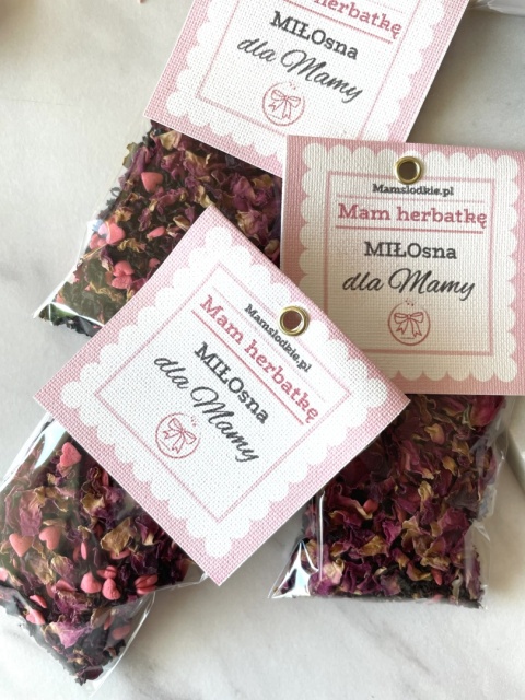 Herbata herbatka MIŁOsna dla Mamy aromatyczny prezent