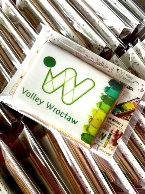 Ciastko lukrowane logo pierniczek gadżet reklamowy jadalna kolorowanka