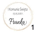 Ciastko miś kokarda dowolny kolor urodziny chrzest