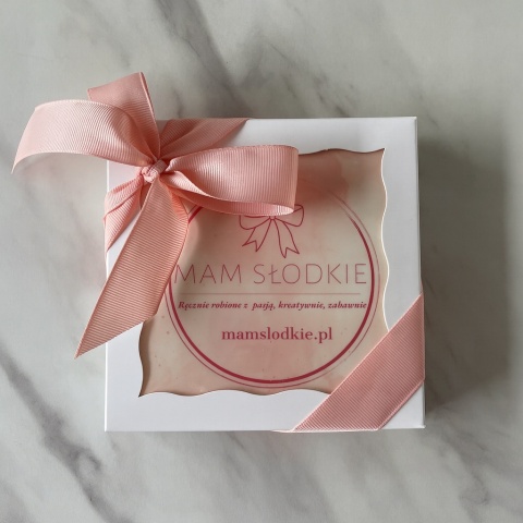Ciastko lukrowane świąteczne JOY No6 kwadr roz.XL ręcznie robione Ciastko lukrowane świąteczne JOY No6 kwadr roz.XL ręcznie robione