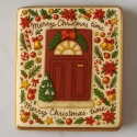Ciastko lukrowane Świąteczne drzwi prosto No3 roz.XL ręcznie robione