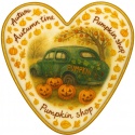 Ciastko lukrowane Autumn time roz. L serce No5 Jesień ręcznie robione