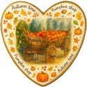 Ciastko lukrowane Autumn time roz. L koło No1 Jesień ręcznie robione