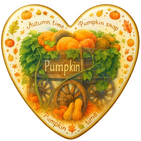 Ciastko lukrowane Autumn time roz. L koło No1 Jesień ręcznie robione Ciastko lukrowane Autumn time roz. L koło No1 Jesień ręcznie robione