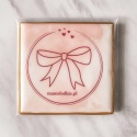 Ciastko lukrowane BlossomE cafe FLY roz.XL SERCE PINK ręcznie robione