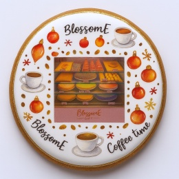 Ciastko lukrowane BlossomE cafe Smaczki roz.S ręcznie robione