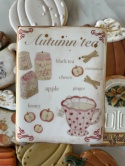 Ciastko lukrowane przepis na jesienna herbatkę Autumn Tea