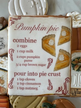 Ciastko lukrowane przepis na ciasto dyniowe Pumpkin Pie