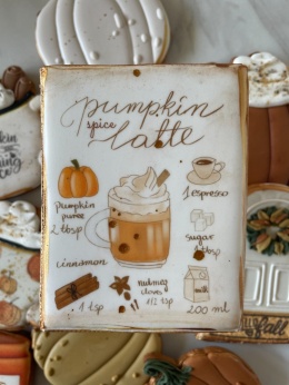 Ciastko przepis na pumpkin spice latte